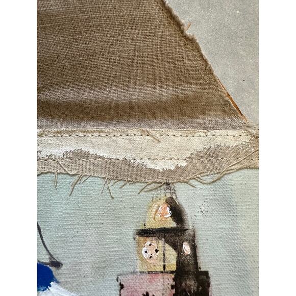 Anthropologie Painted Canvas Clutch Purse - Picture 14 of 16